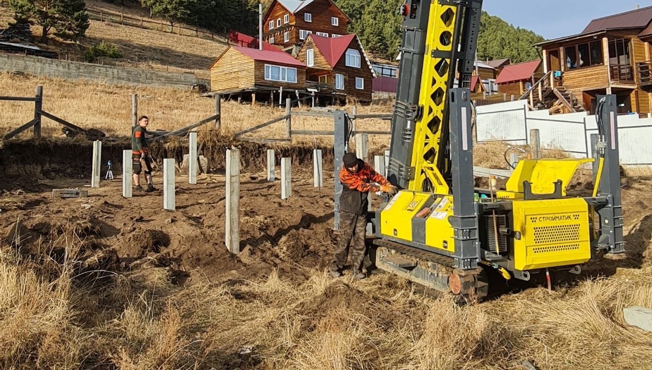 Свайный фундамент на сложном рельефе