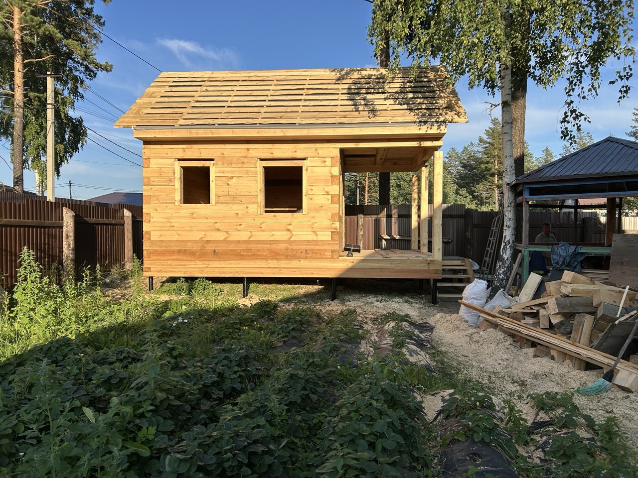 Баня из бруса 4×6 Иркутск